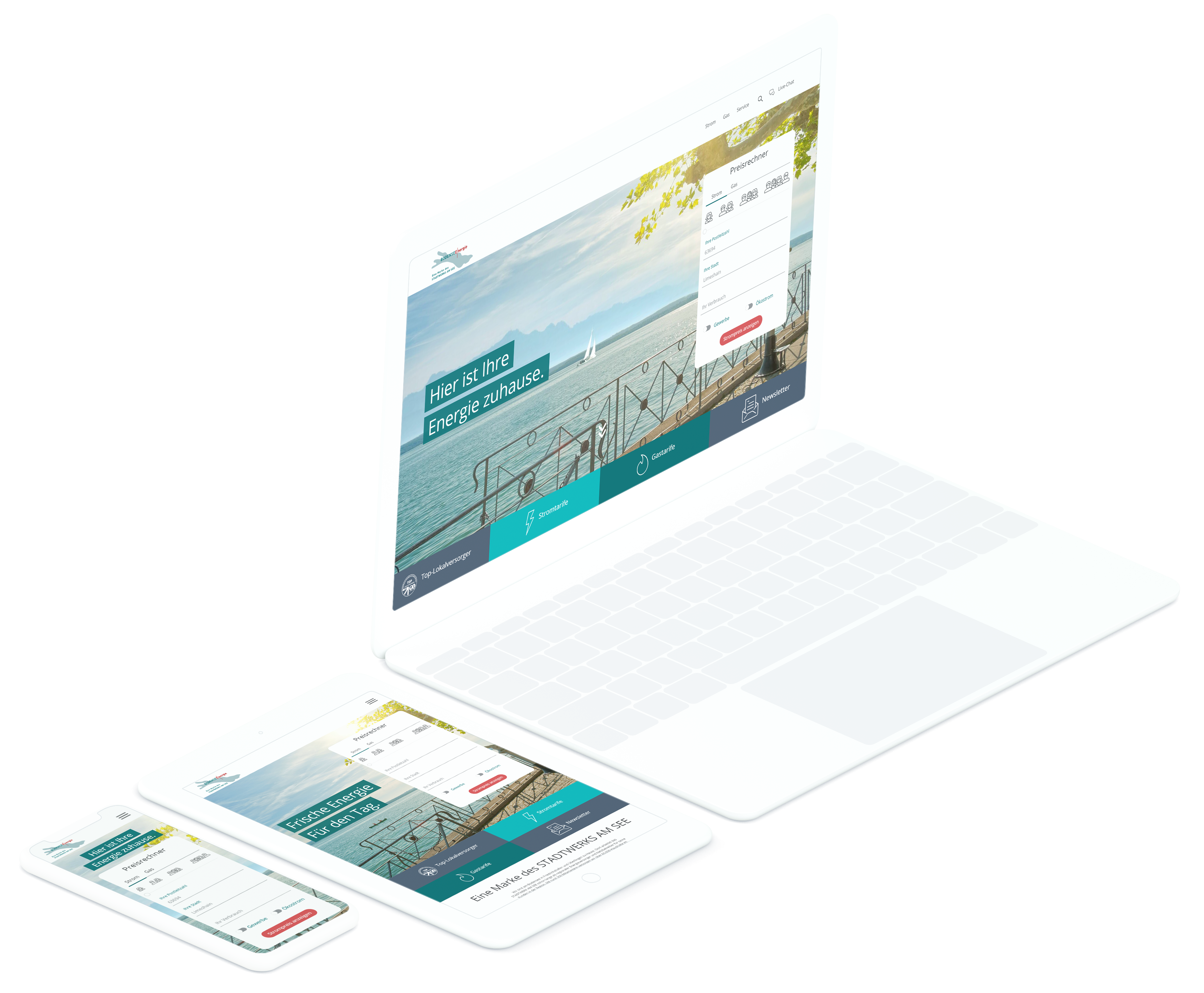 Redtree – Website – Bodensee Energie – Responsive