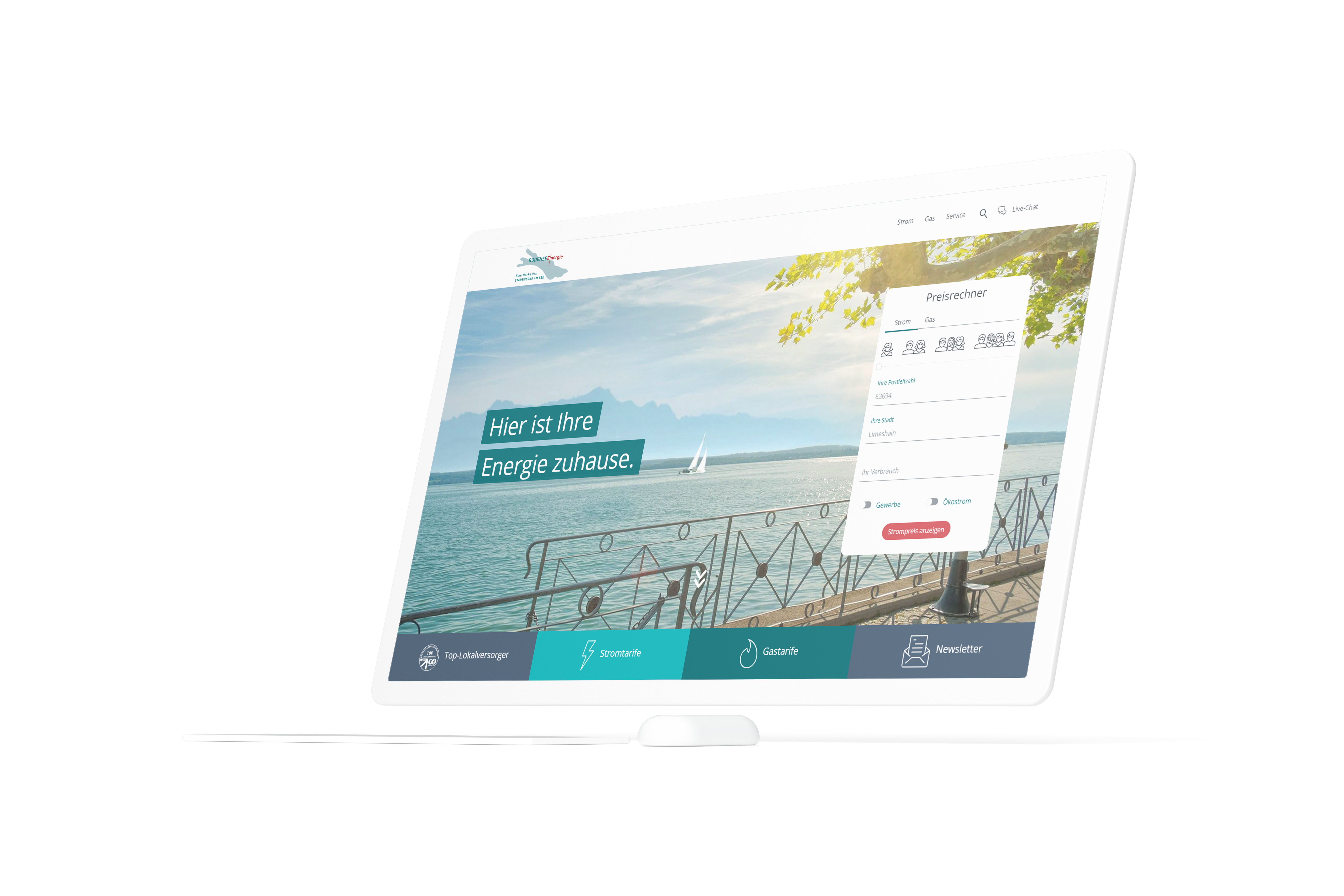 Redtree – Website – Bodensee Energie