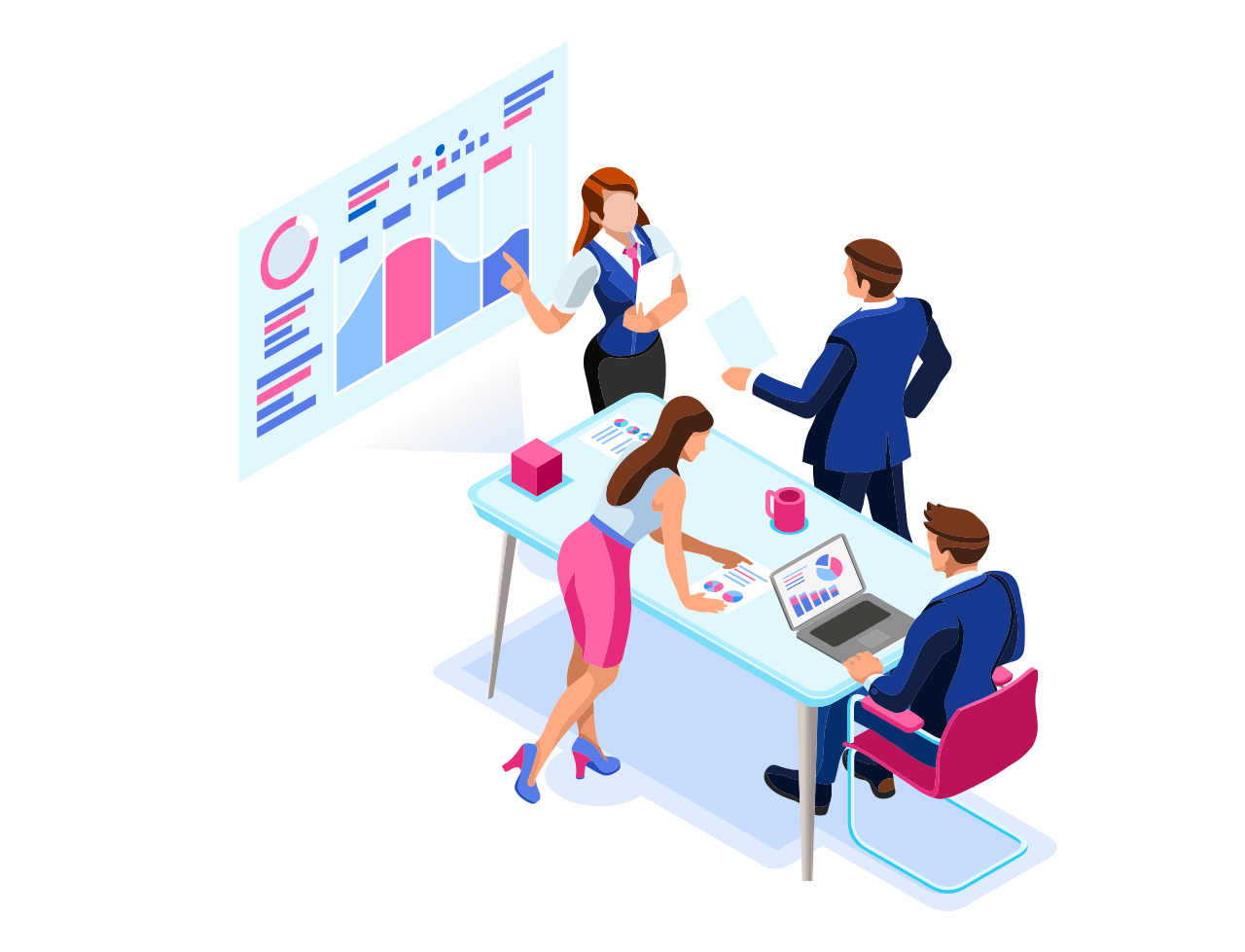 Redtree – Partner Management – Illustration illustration workflow