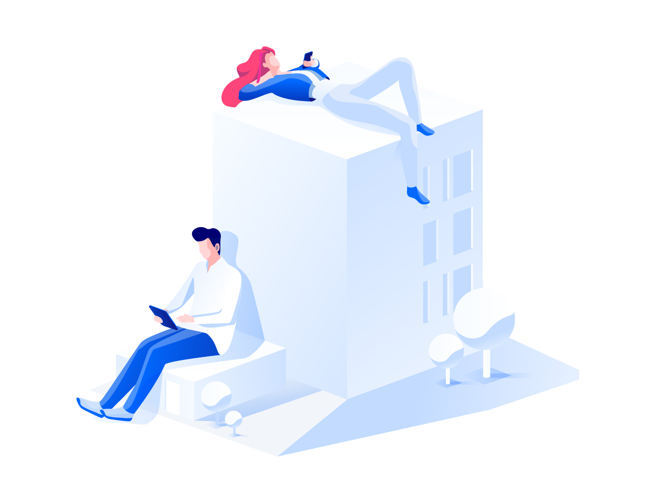 redtree-socialmediaadvertising-illustration